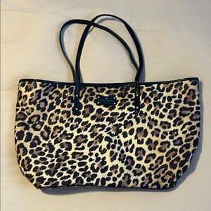 Kate Spade Nylon Leopard Print Tote Bag